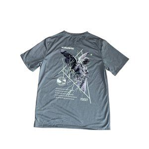 Aesthetic on Lock Logo Mens T-shirt Color Grey Size M